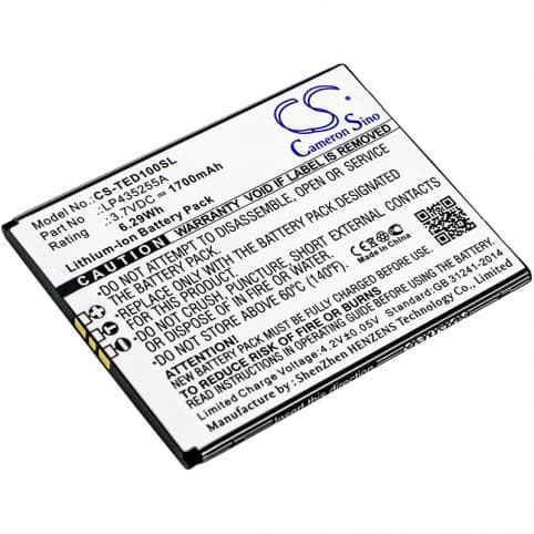 Batterie pour Telefunken LP435255A