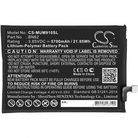 Batterie pour Poco BN62