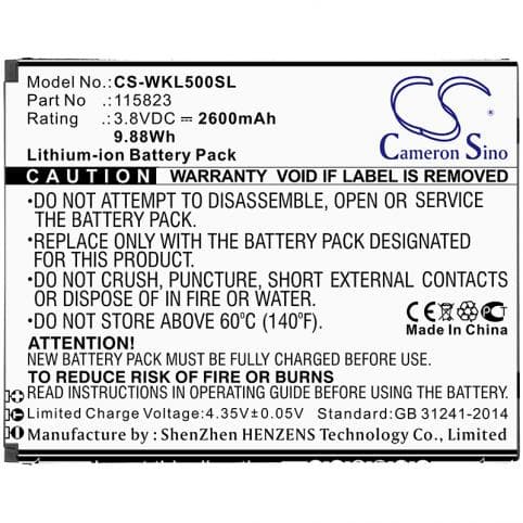 Batterie pour Wiko 115823