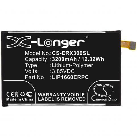 Batterie pour Sony LIP1660ERPC