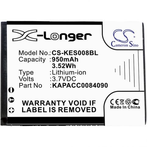 Batterie pour KAP Else KAPACC0084090