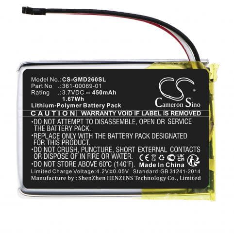 Batterie pour Garmin 361-00069-01