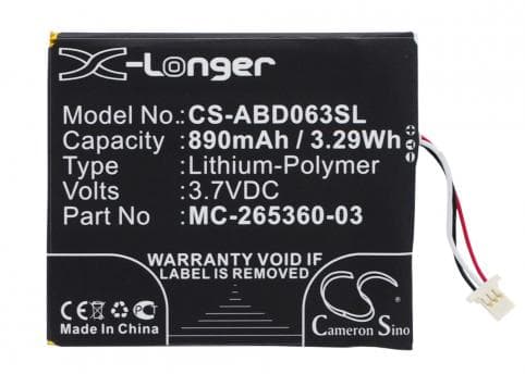 Batterie pour Amazon 58-000083