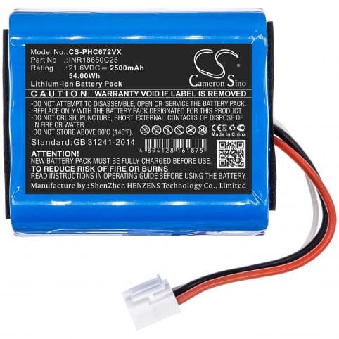 Batterie pour Philips INR18650C25