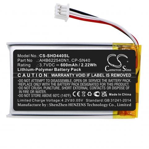 Batterie pour Sennheiser AHB622540N1
