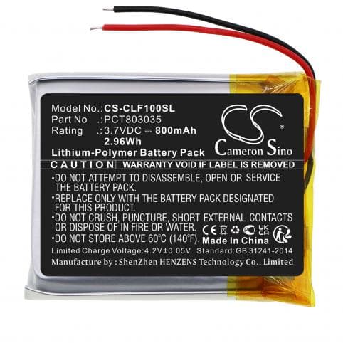 Batterie pour Cleer PCT803035