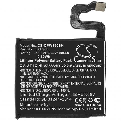 Batterie pour Oppo XE906