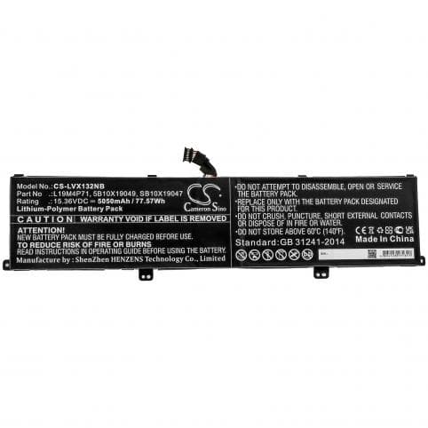 Batterie pour Lenovo 5B10X19050