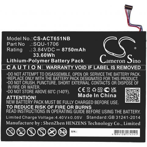 Batterie pour Acer KT.00201.004