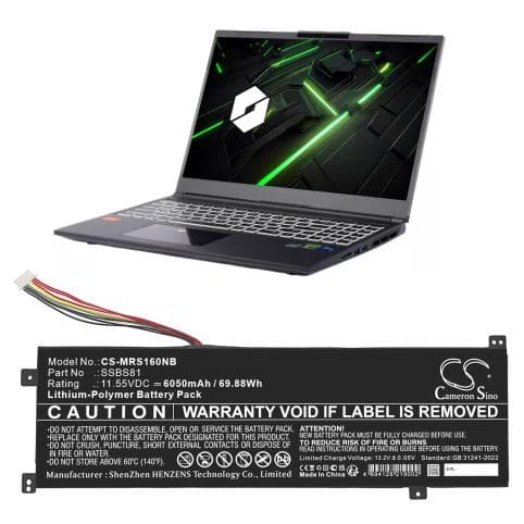 Batterie pour Mechrevo SSBS81