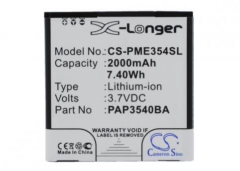 Batterie pour Prestigio PAP3540BA