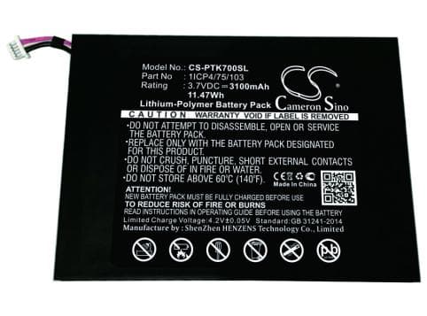 Batterie pour Pocketbook 1ICP4/75/103