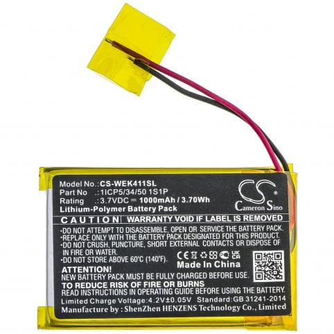 Batterie pour Wacom 1ICP5/34/50 1S1P